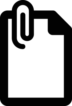 Pinned Document Editable Svg Line Art, Free Vectors File